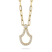 Diamond Equestrian Necklace